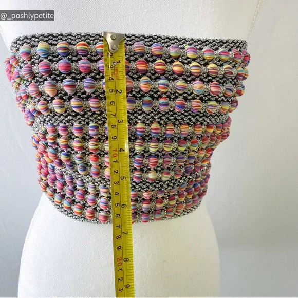 Forever 31 s colorful tube top bandeau - Picture 6 of 15